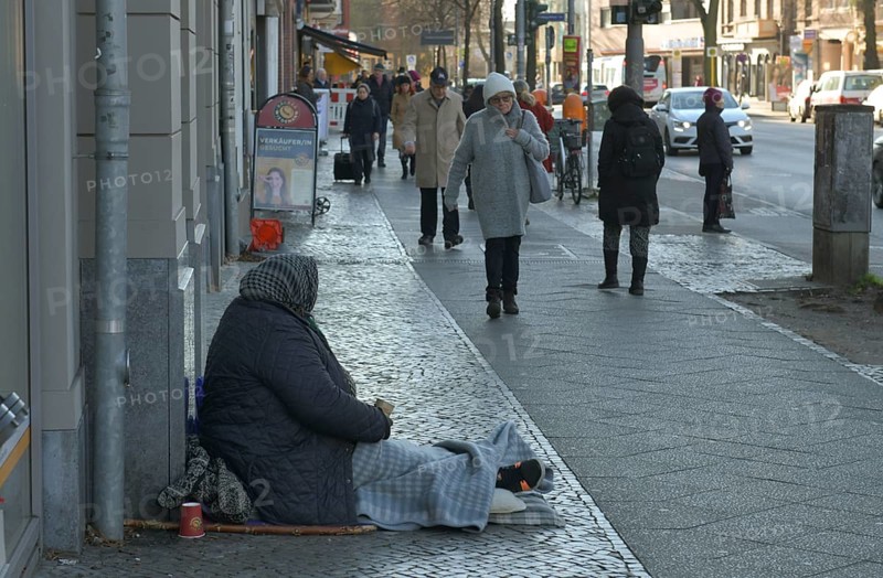 Beggar woman