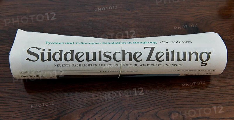 Daily newspaper Sueddeutsche Zeitung