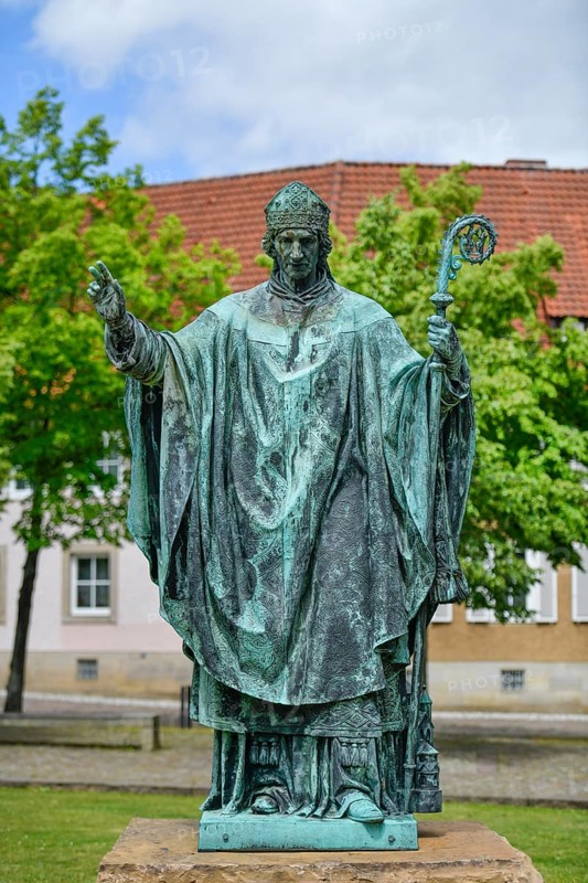 Bronze statue of Bishop Bernward of Hildesheim
