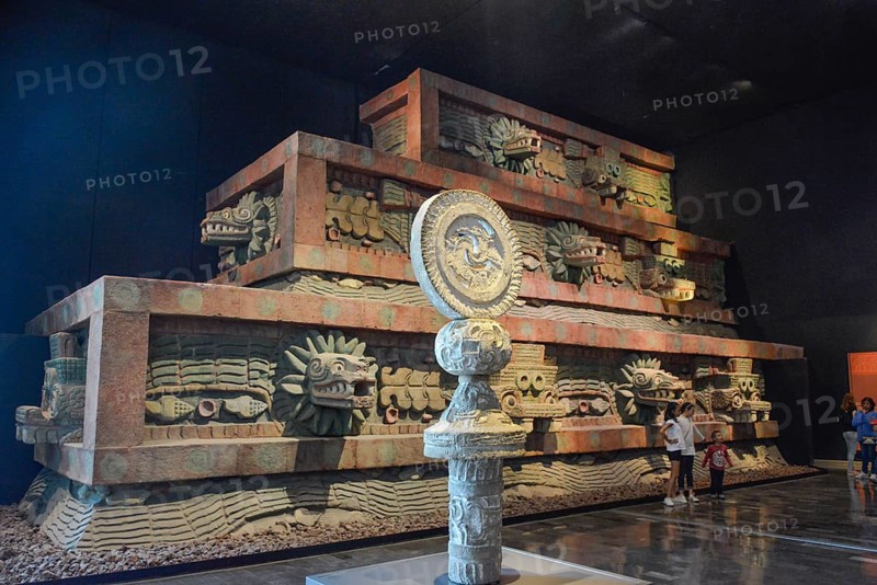 Replica Quetzalcoatl Temple Teotihuacan
