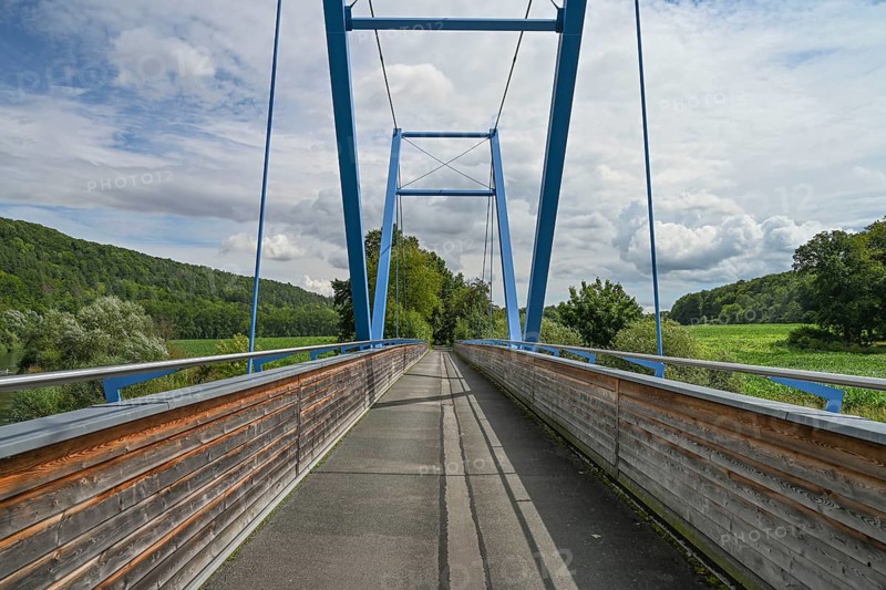 Cycle path bridge near Frankenroda