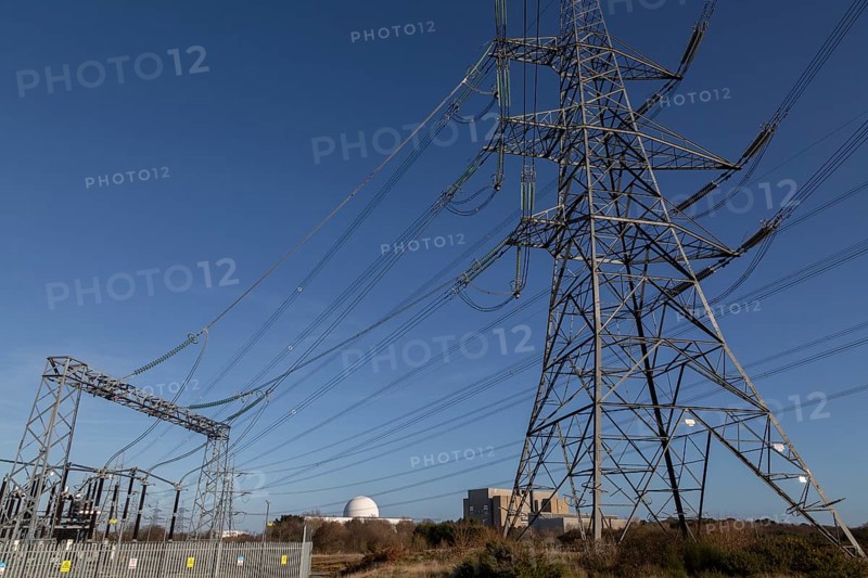 Inner Gabbard Offshore wind farm electricity substation connection to National Grid power lines