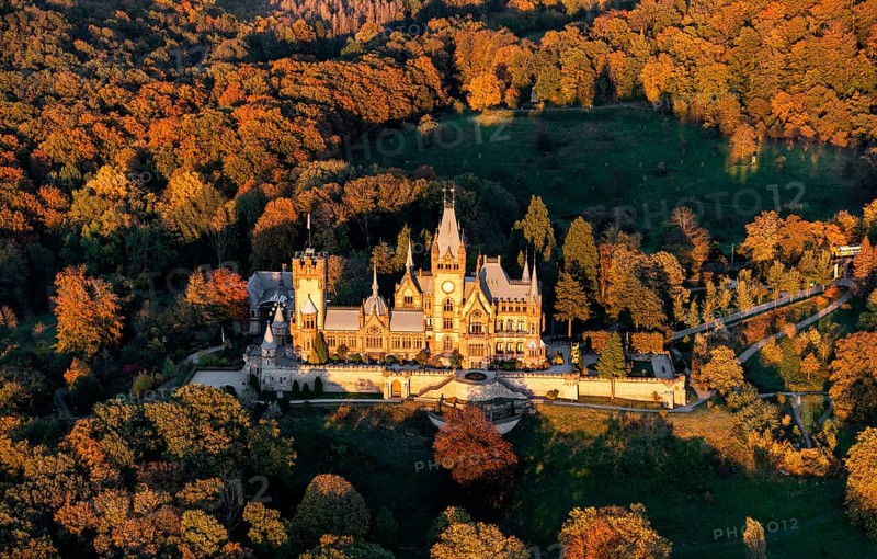 Drachenburg Castle from 1884