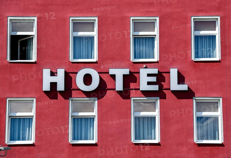 Hotel lettering