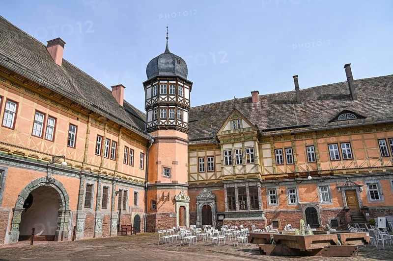 Castle courtyard