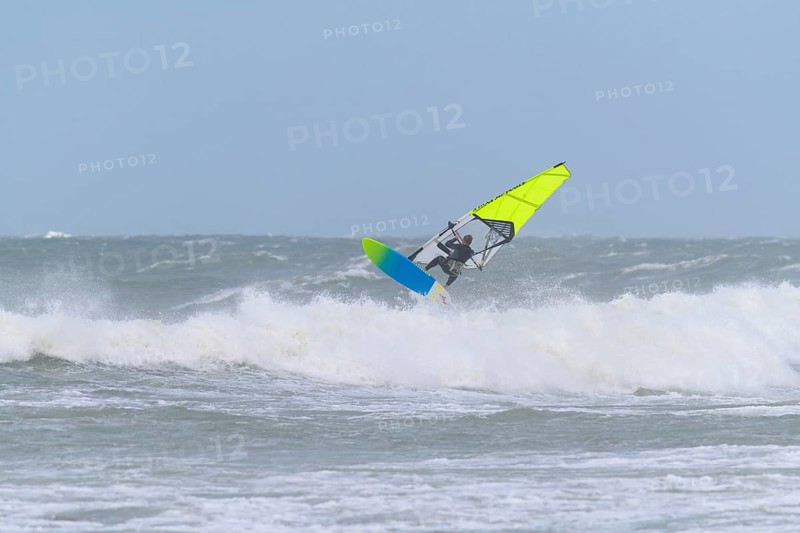 Breaking Wave with surfer
