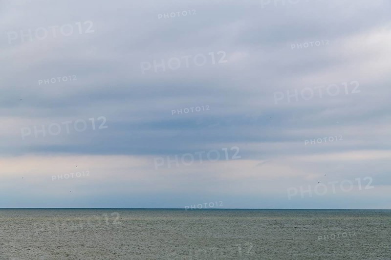 North sea with clouds