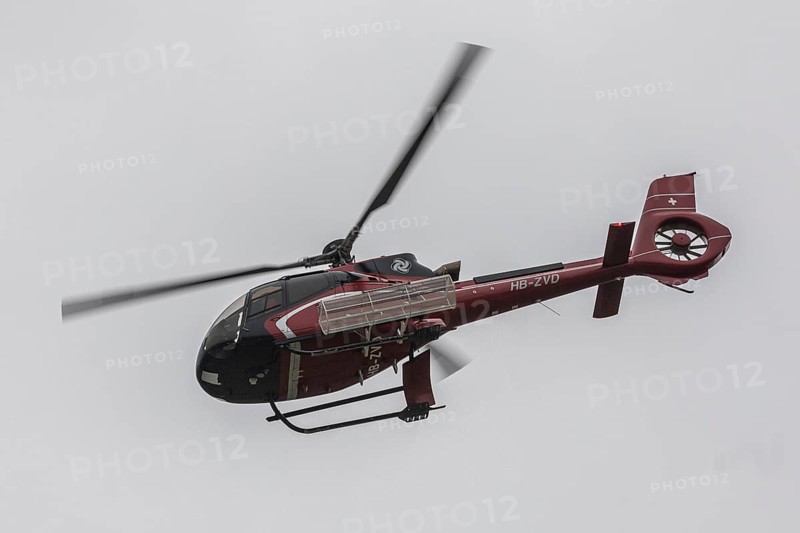 Helicopter type EC-130 T2 of the company Airport Helicopter AG