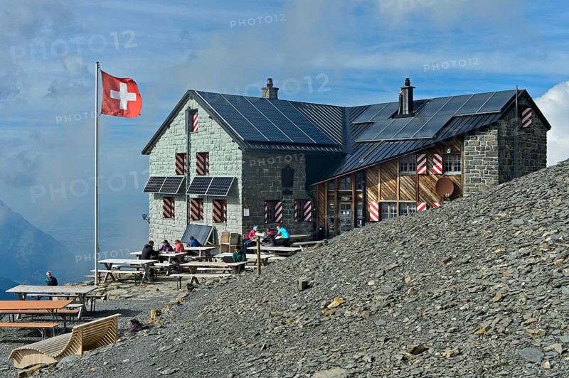 Blüemlisalphütte of the Swiss Alpine Club