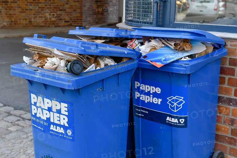 Waste paper bins from Alba