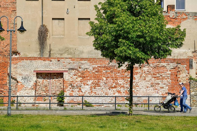 City wall remains