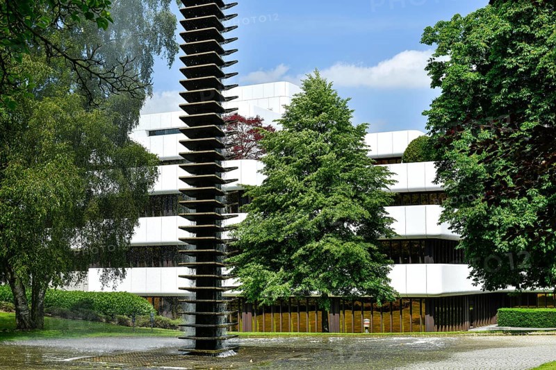 Water sculpture 1977 by Heinz Mack