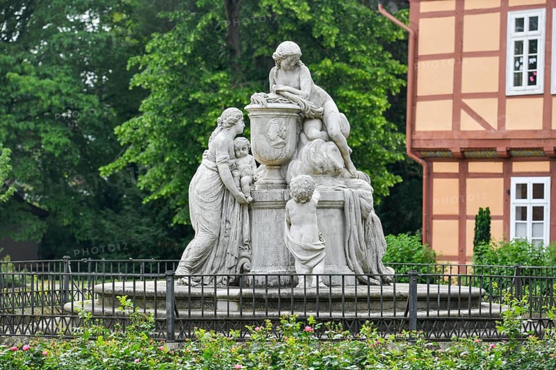 Caroline-Mathilde Monument at the East Entrance
