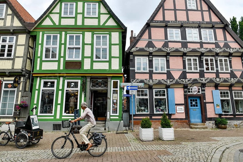 Half-timbered houses