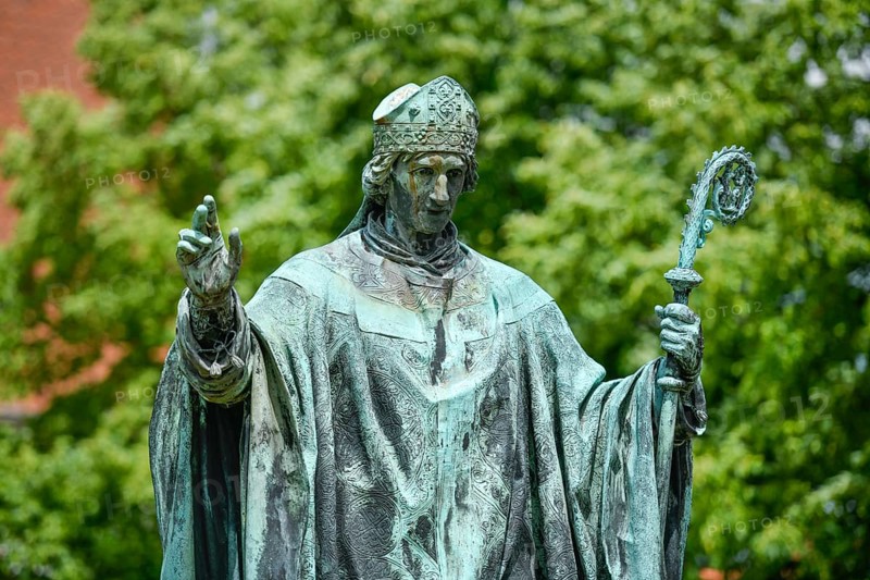 Bronze statue of Bishop Bernward of Hildesheim