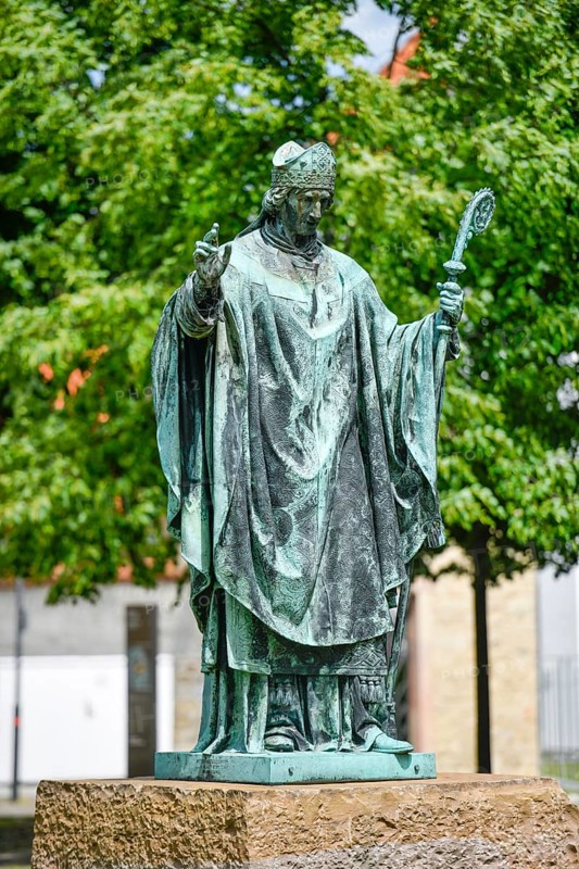 Bronze statue of Bishop Bernward of Hildesheim