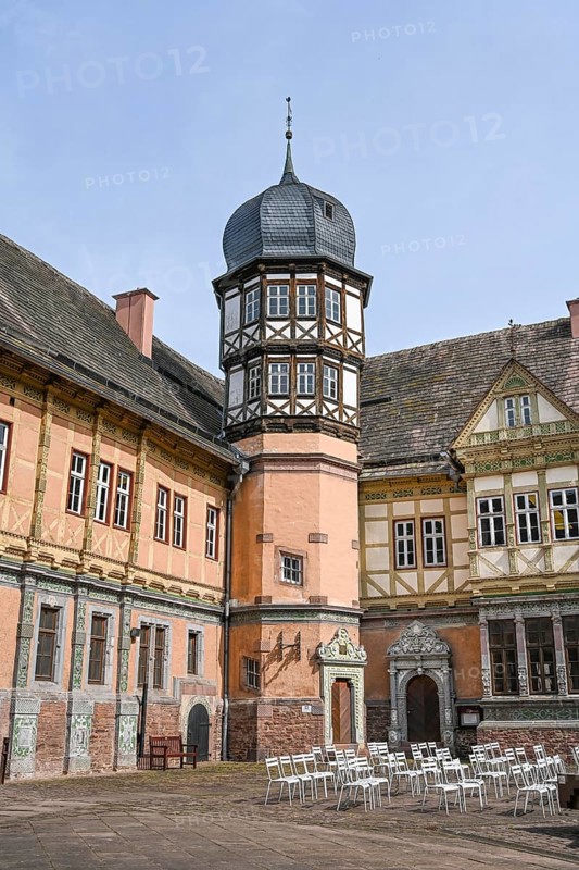 Castle courtyard