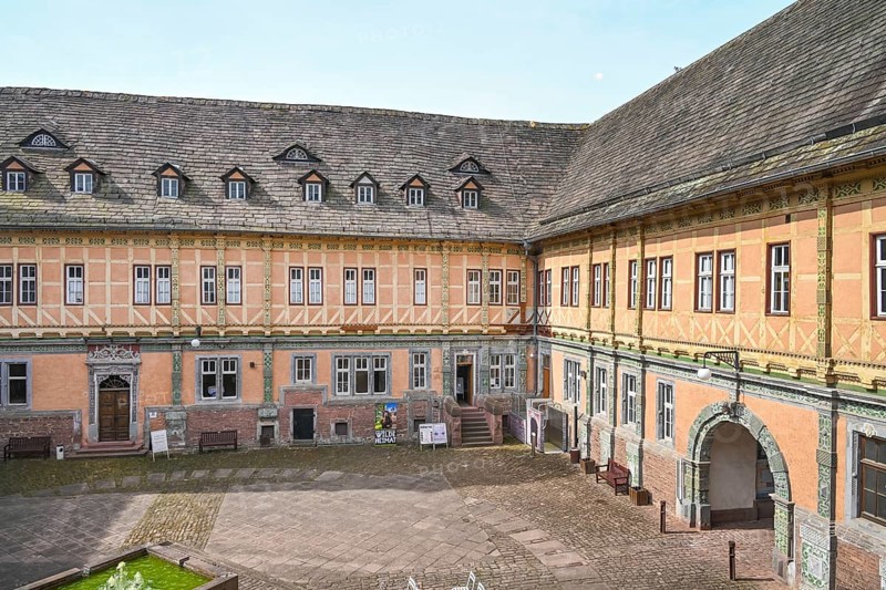 Castle courtyard