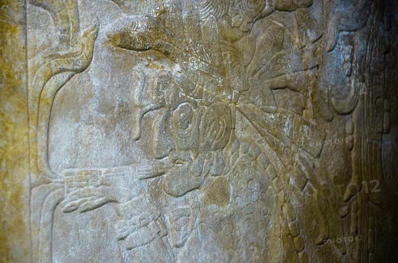 God of the underworld smoking a pipe