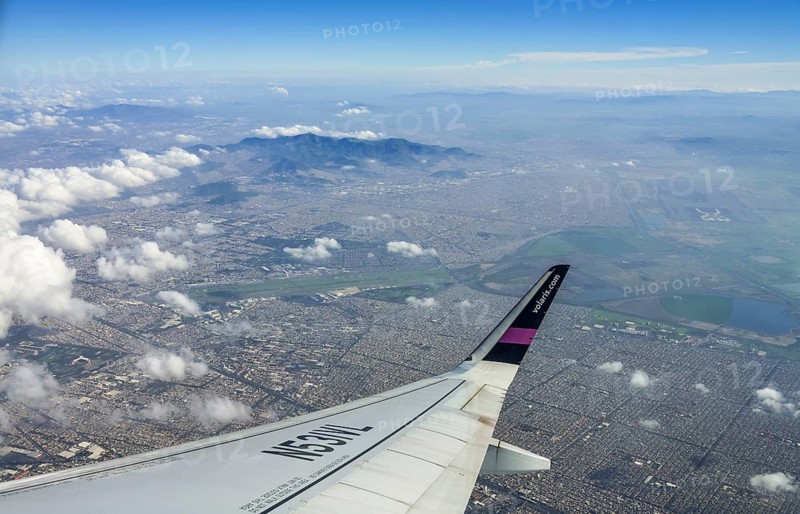 Aerial view of Mexico City Airport