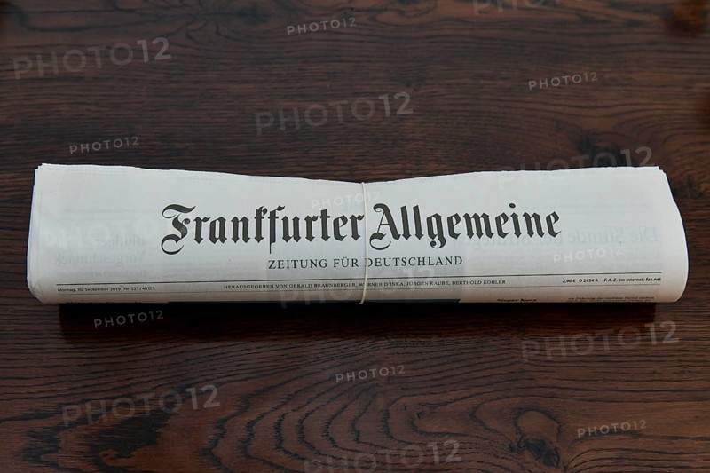 Daily newspaper Frankfurter Allgemeine