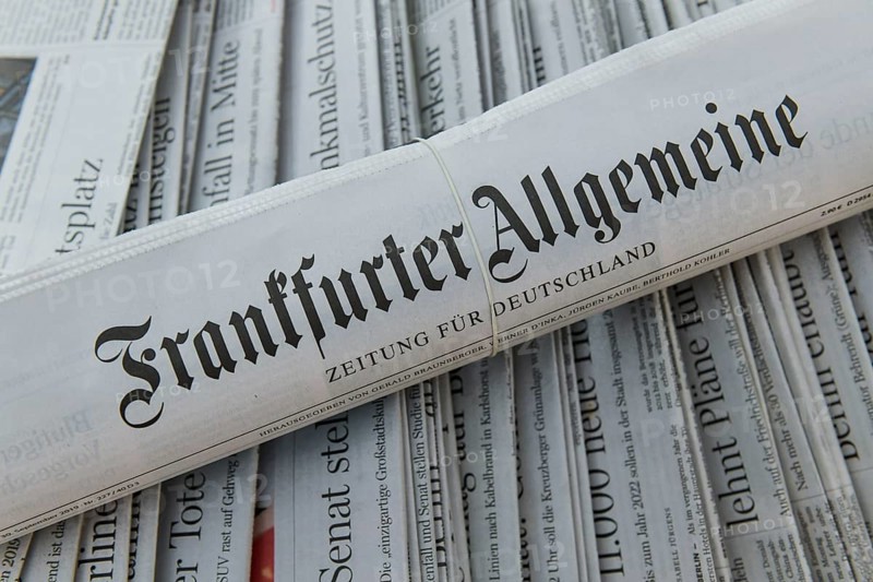 Daily newspaper Frankfurter Allgemeine