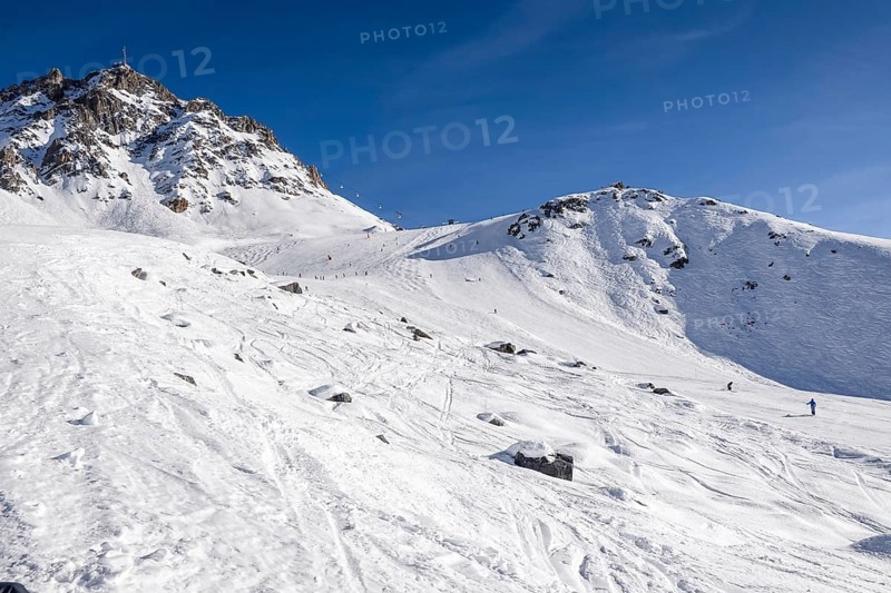 Michael Schumacher accident site at the top of the Sauliere between the Chamois