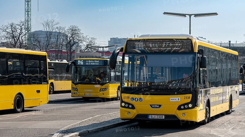 Terminal stop for Berliner Verkehrsbetriebe buses at Zoo station