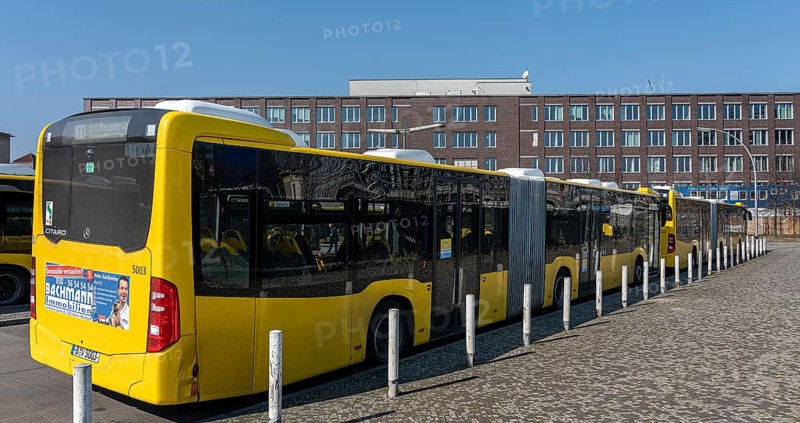 Terminal stop for Berliner Verkehrsbetriebe buses at Zoo station