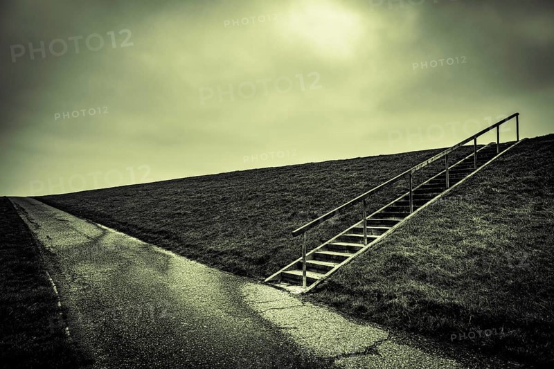 Stairs on dune