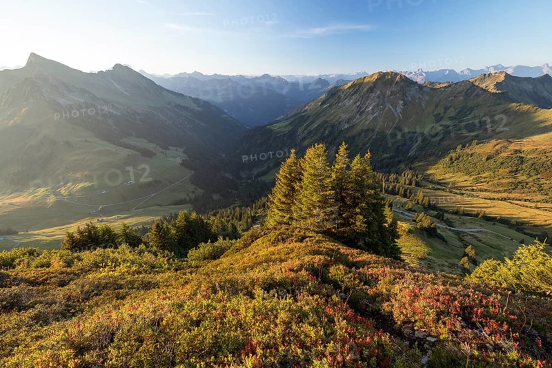 Sunrise on Portlakopf in autumn