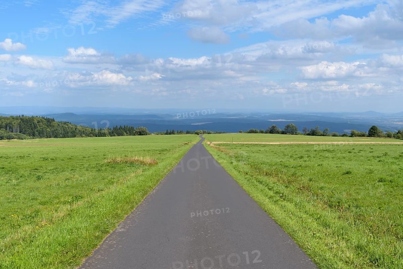 Typical road in Rhoen landscape