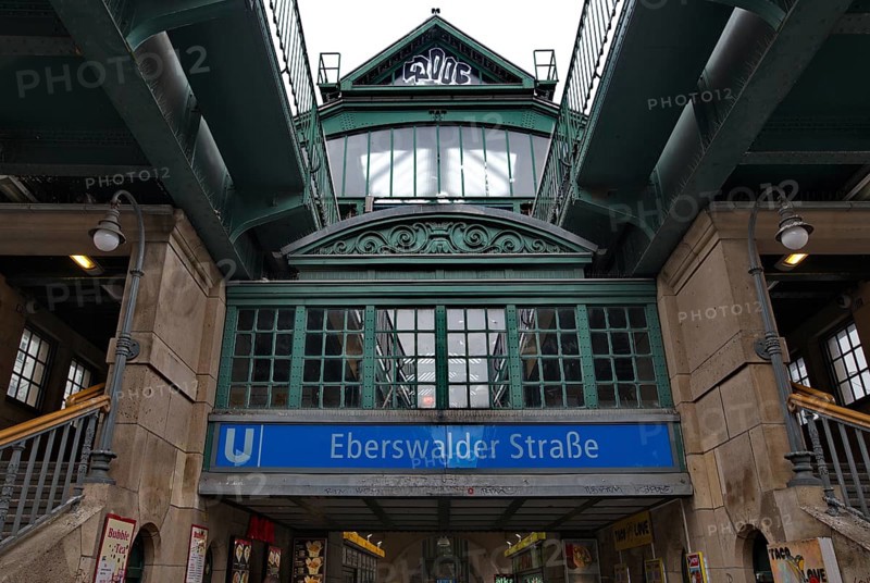 Eberswalder Strasse station of the U2 underground line
