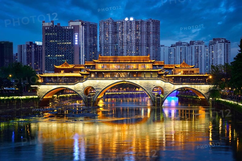 Famous landmark of Chengdu