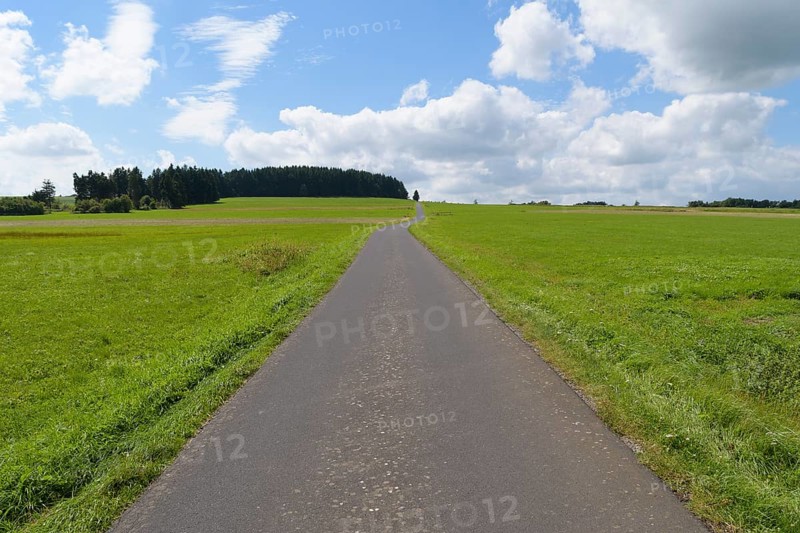 Typical road in Rhoen landscape