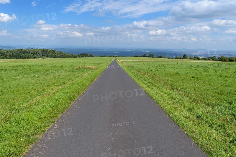 Typical road in Rhoen landscape