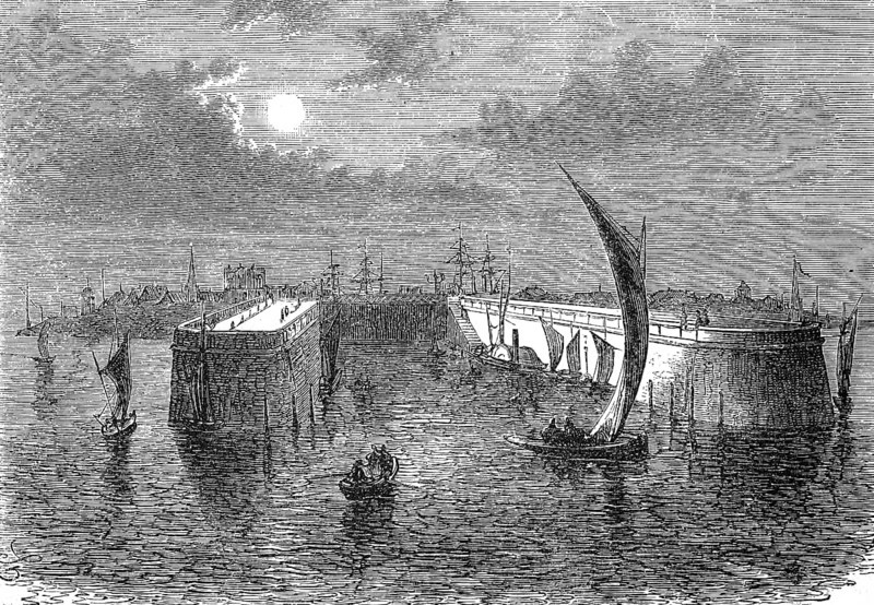 The pier of Wilhelmshaven