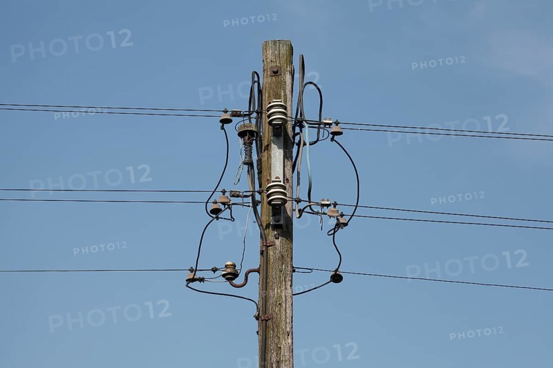 Old telegraph pole