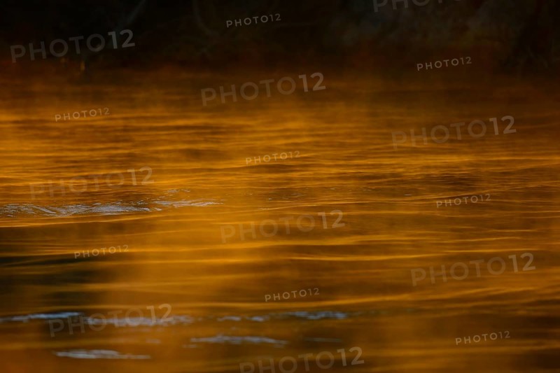Haze on the Rio Sao Lourenco at sunrise