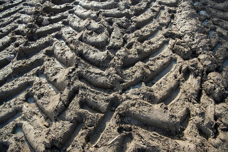 Soil compaction in the field