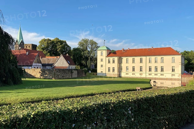 View of classicist Westerholt Castle