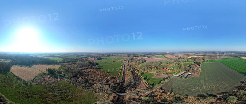 Mittelradde panorama aerial view