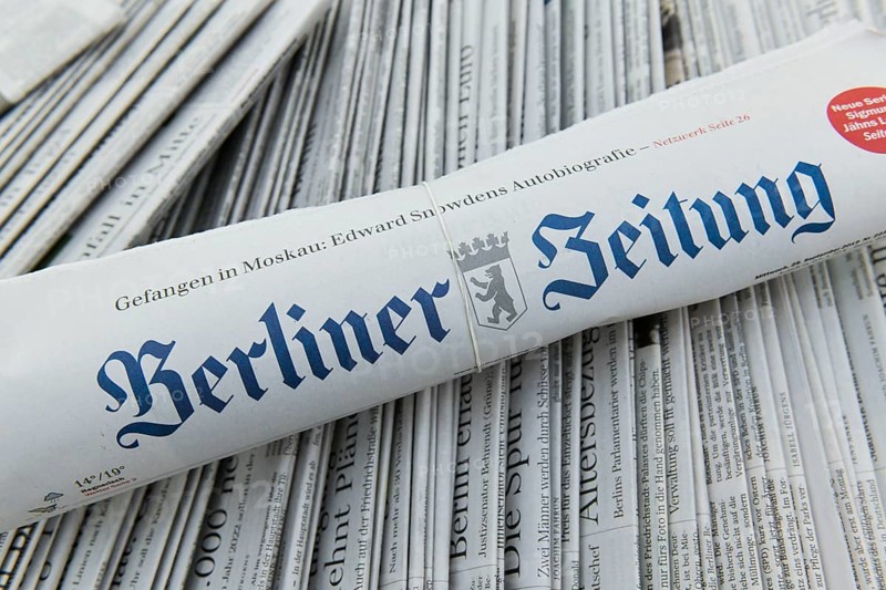 Daily newspaper Berliner Zeitung