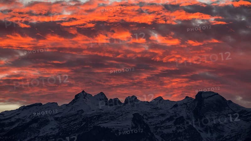 Pink clouds