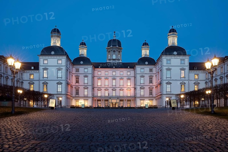 Bensberg Castle in the evening