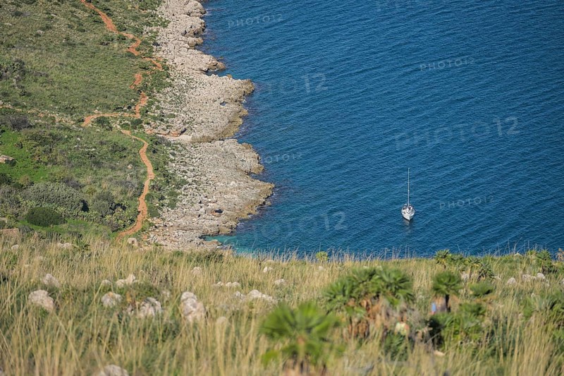Coast in the Zingaro nature reserve