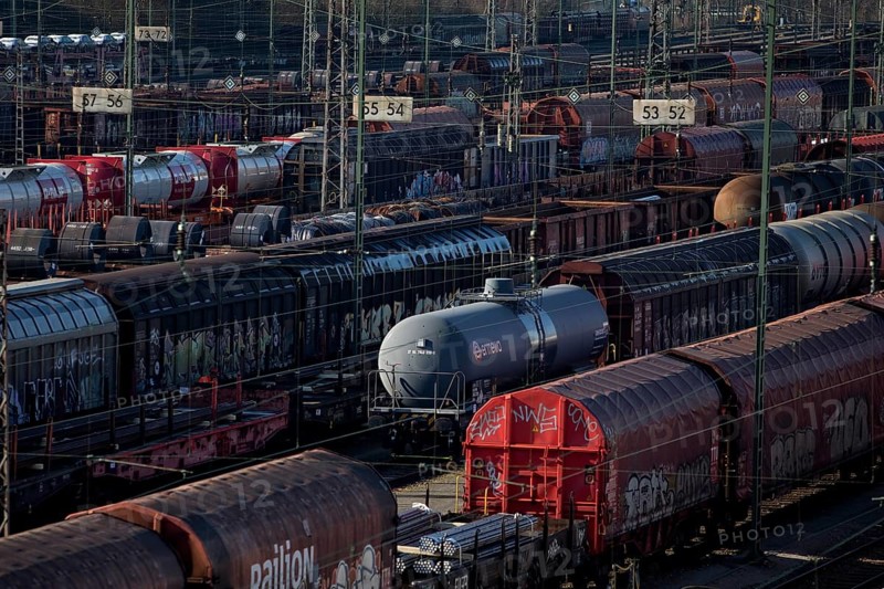 Train formation plant in the suburb of Vorhalle