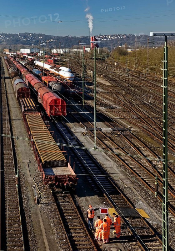 Train formation plant in the suburb of Vorhalle