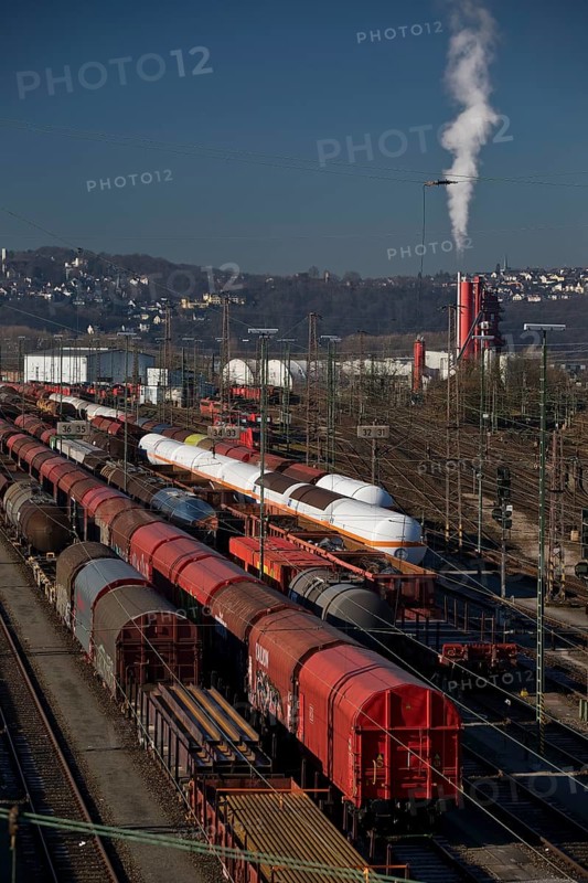 Train formation plant in the suburb of Vorhalle