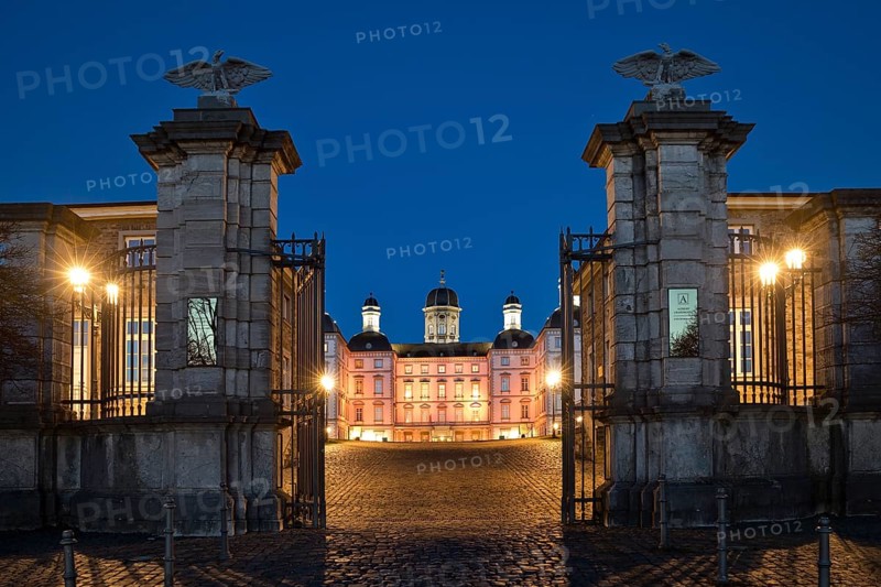 Bensberg Castle in the evening